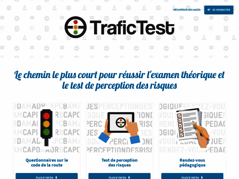 Trafic Test, une plateforme belge de préparation aux épreuves théoriques du permis de conduire