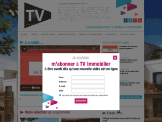 Détails : TV Immobilier, Web TV dédiée à l’immobilier