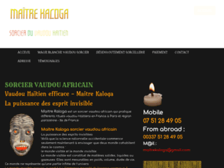 vaudou sorcier africain