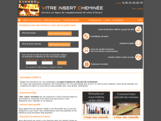 Vitre-insert-cheminee.fr : service en ligne de remplacement de vitre d'insert