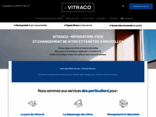 Vitrerie Vitraco, service de vitrerie et de miroiterie à Bruxelles