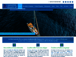 Détails : Luckystar, location de voilier avec skipper en Corse