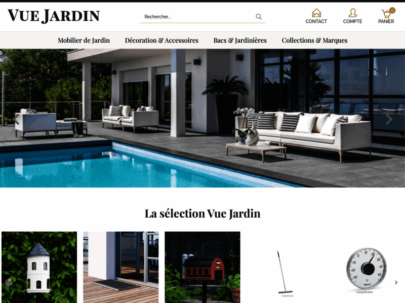 Vue Jardin, mobilier et accessoires design outdoor