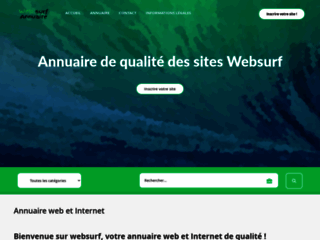 Websurf.fr, annuaire seo de qualité