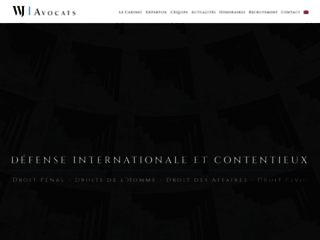 Détails : WJ Avocats, cabinet d'avocats à Paris